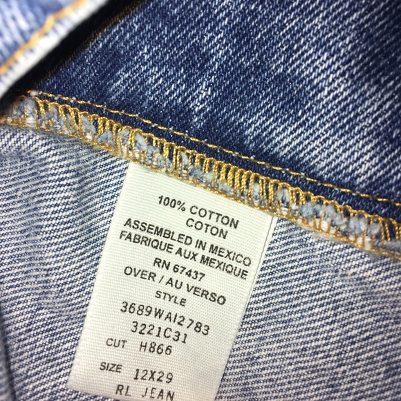 Vintage High Waisted Ralph Lauren Jean Shorts - Picture 4 of 4